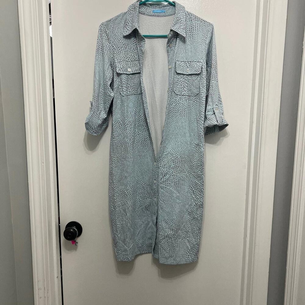 J. McLaughlin Women's Geometric Shirt Dress size Small